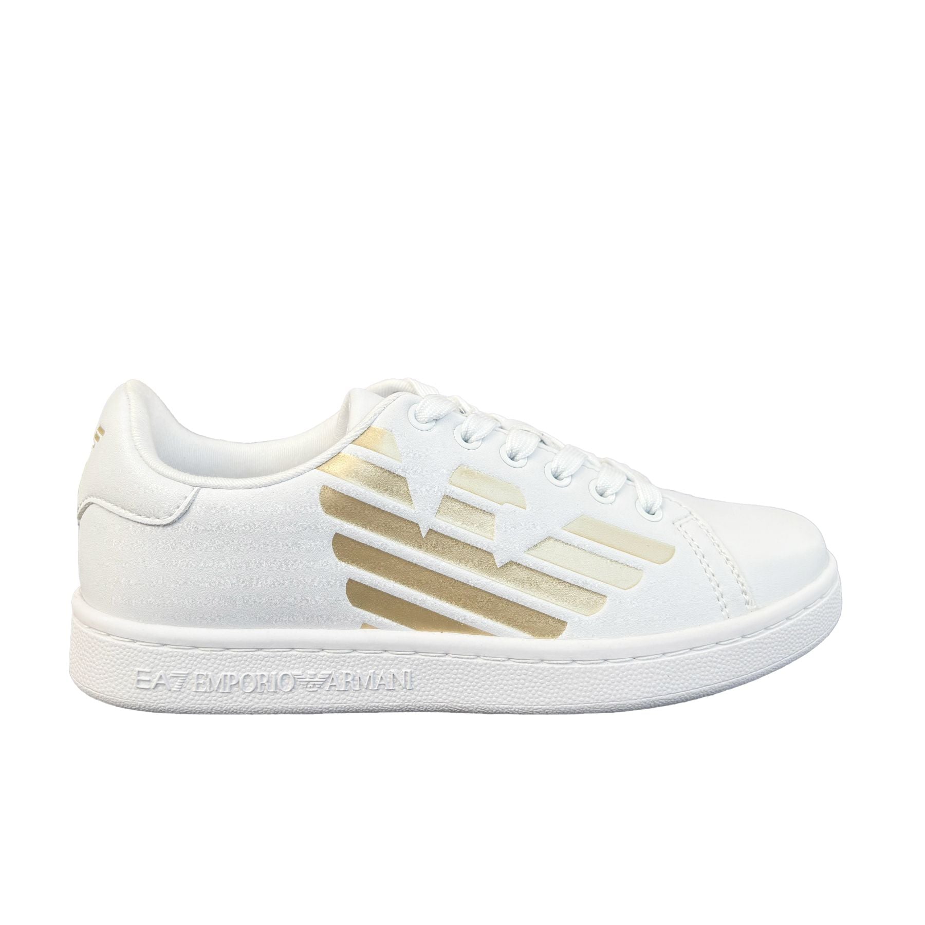 Ea7 Armani Sneakers in Eco-Leather with Laces