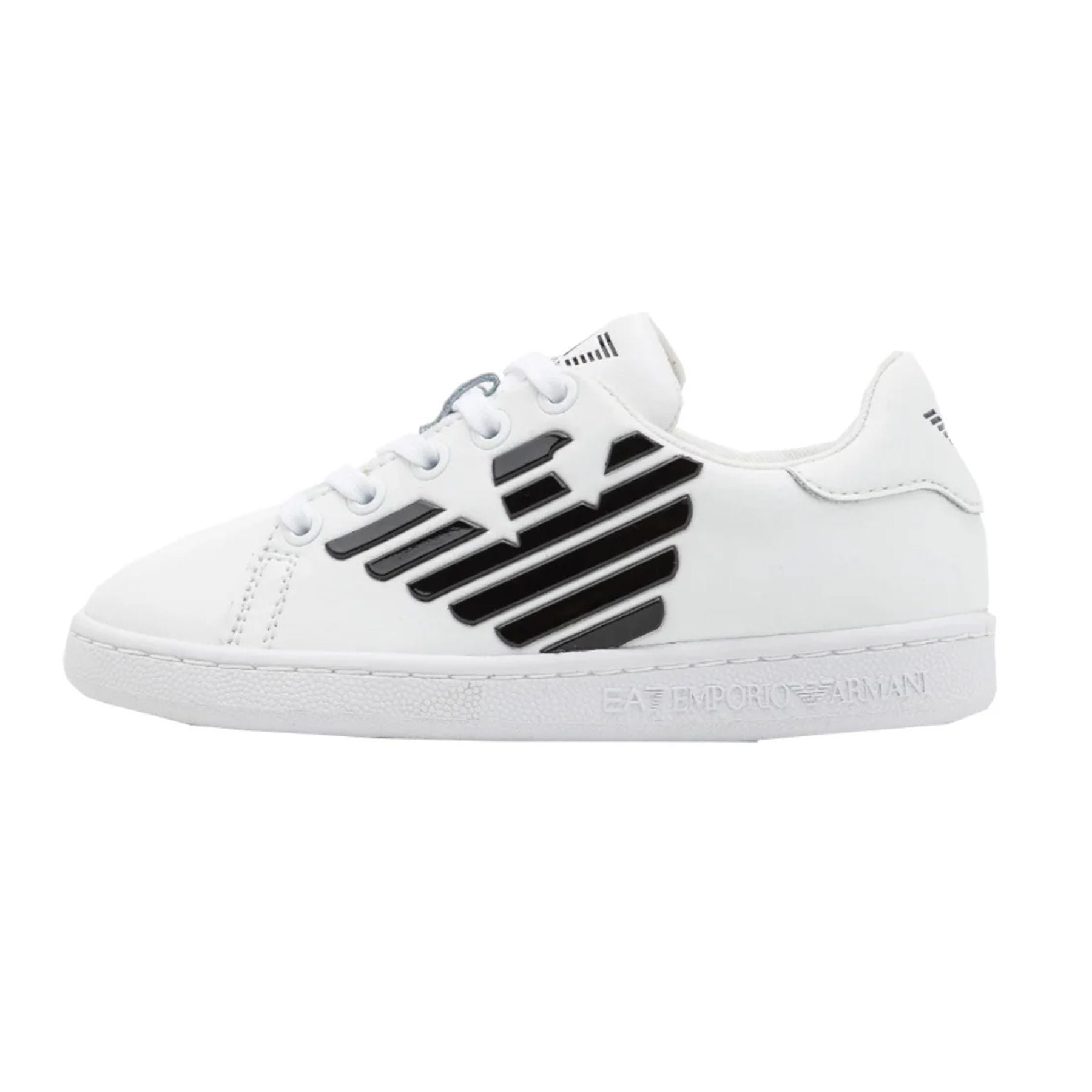 Ea7 Armani Sneakers in Eco-Leather with Laces