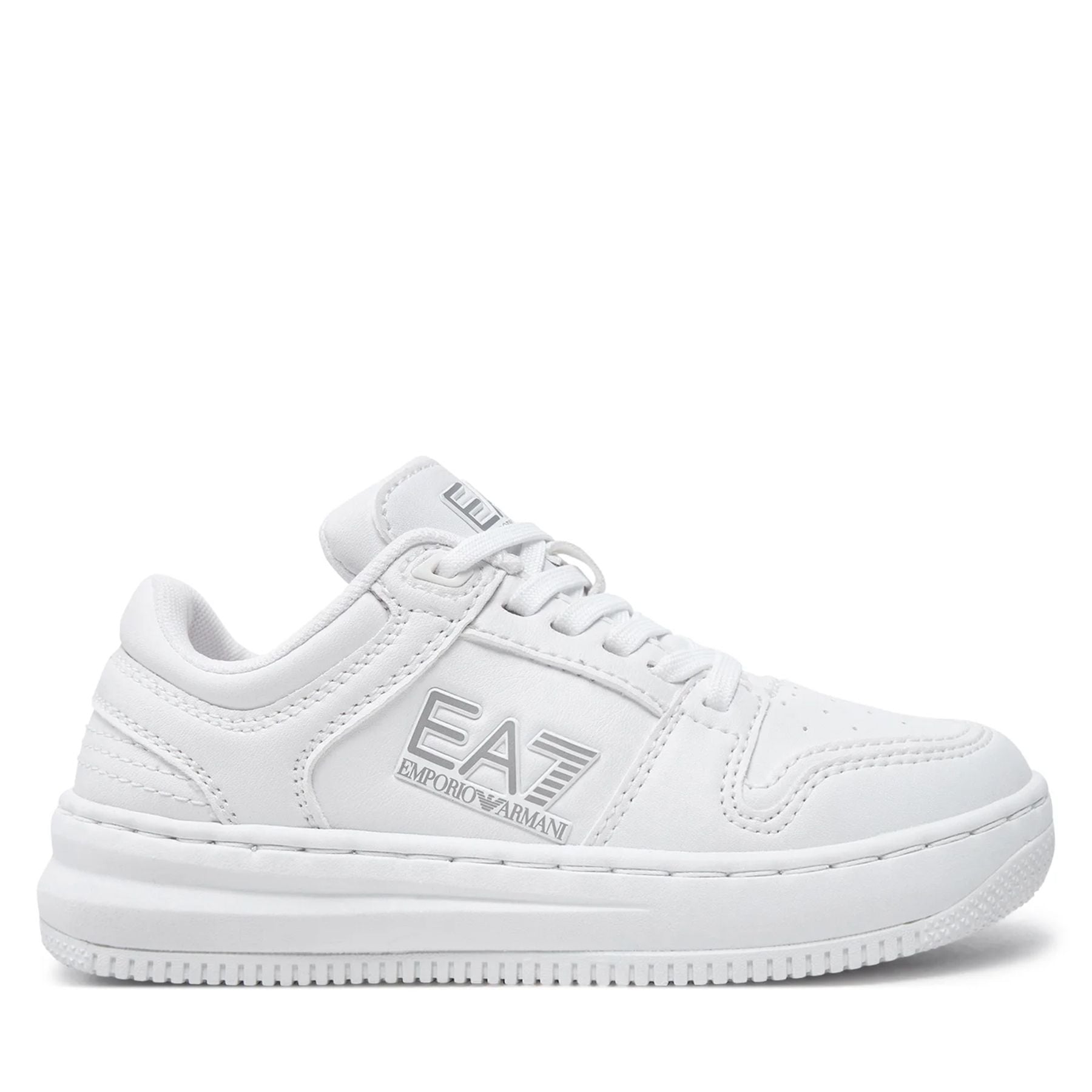 Ea7 Armani Sneakers in Eco-Leather with Laces