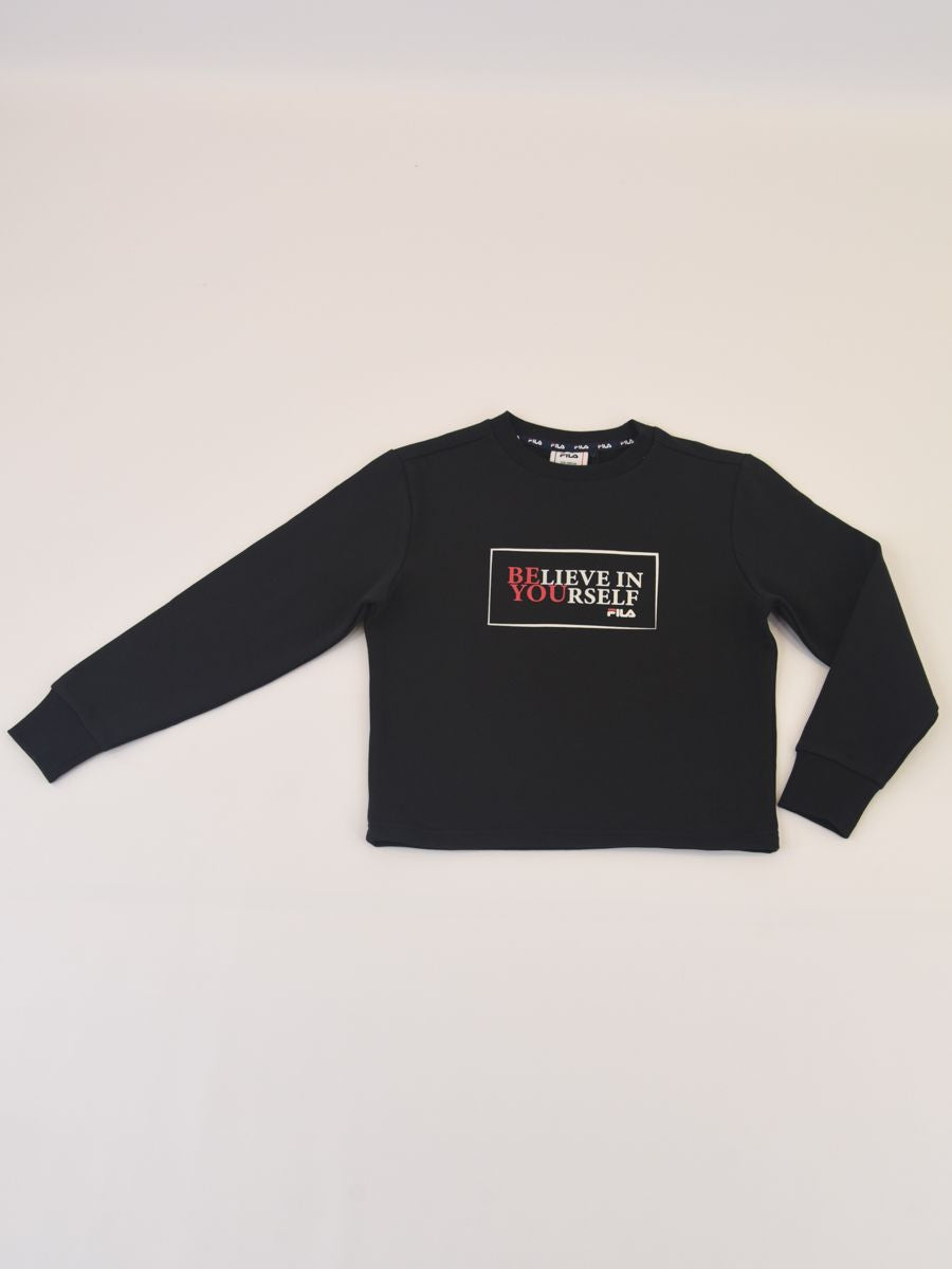 FILA Crewneck sweatshirt with logo print Bimbi Vip