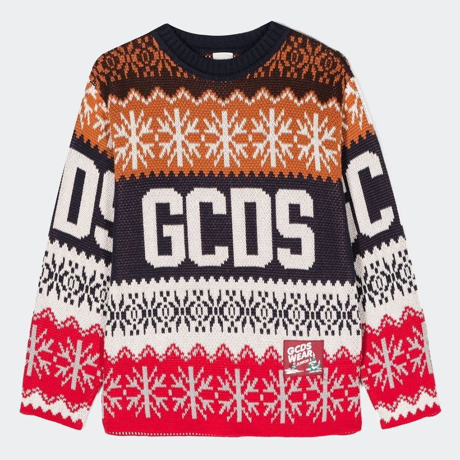 Gcds Christmas Sweater with Snowflakes