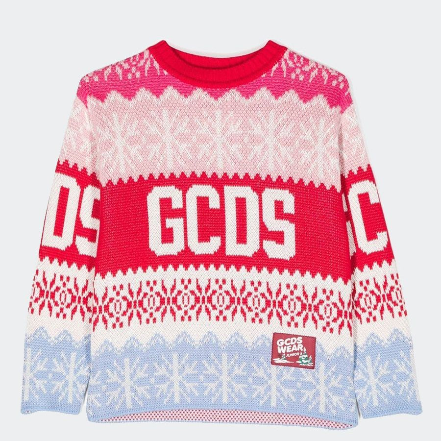 Gcds Christmas Sweater with Snowflakes