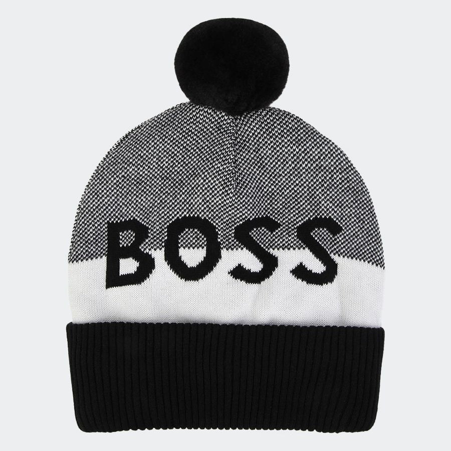 Hugo Boss Skull Cap with Pom Pom
