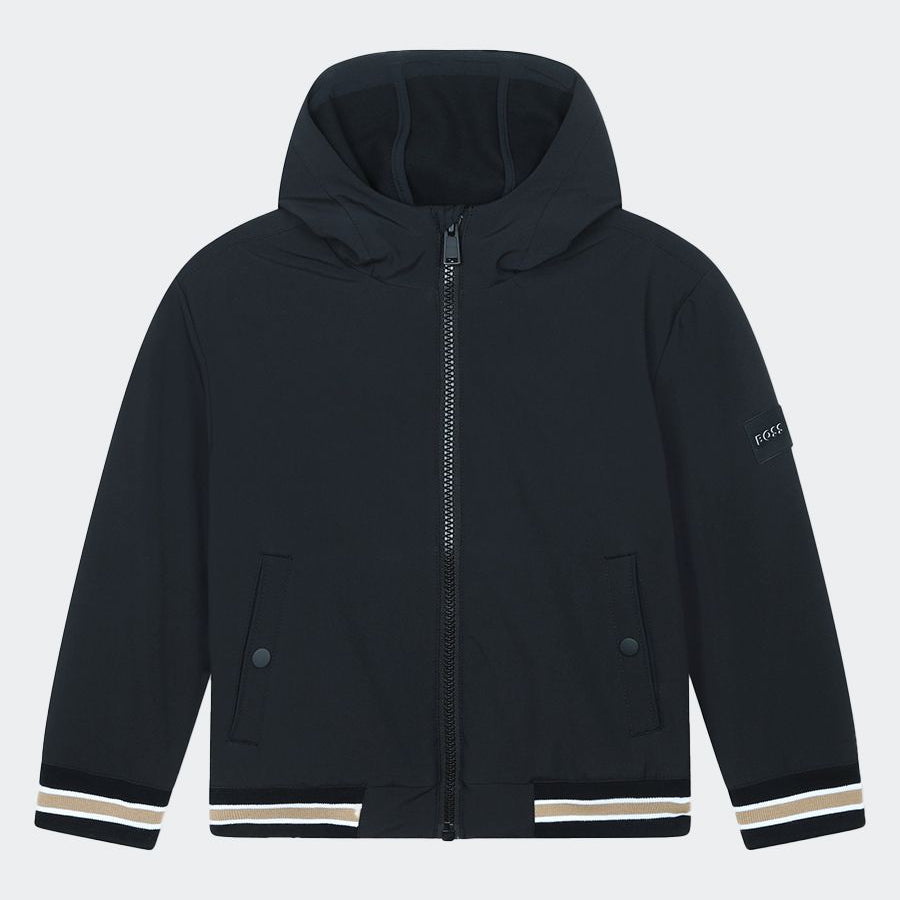 Hugo Boss Nylon Jacket with Hood