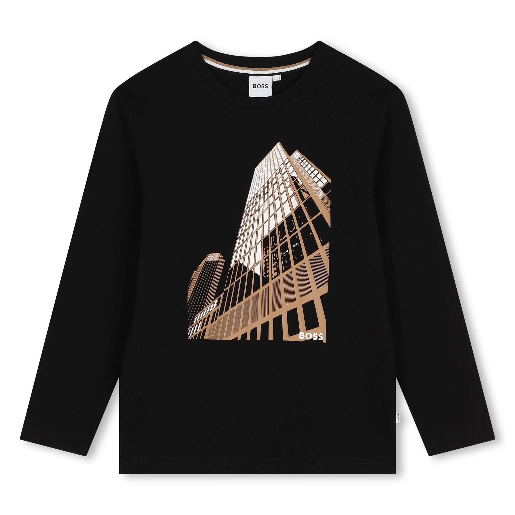 Hugo Boss T-shirt Decorative Illustration on the Front