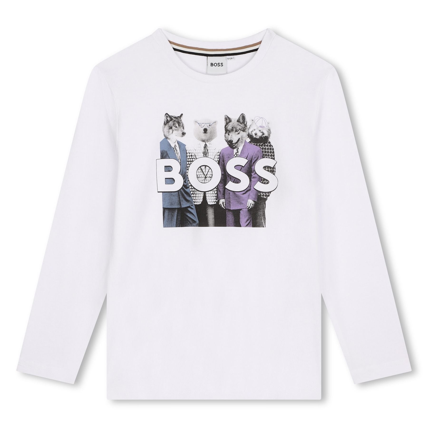 Hugo Boss T-shirt Decorative Illustration on the Front