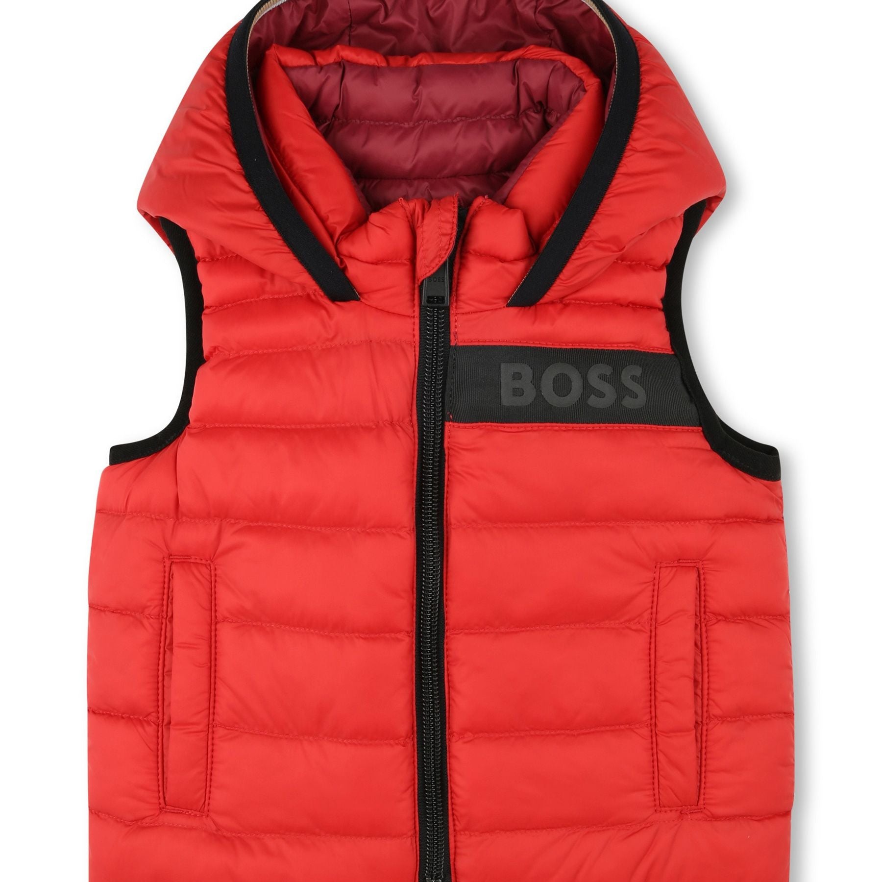 Hugo Boss Vest with Hidden Hood