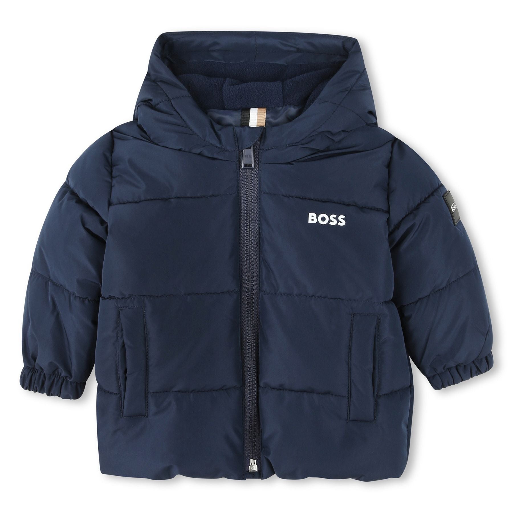 Hugo Boss Down Jacket with Boss Print