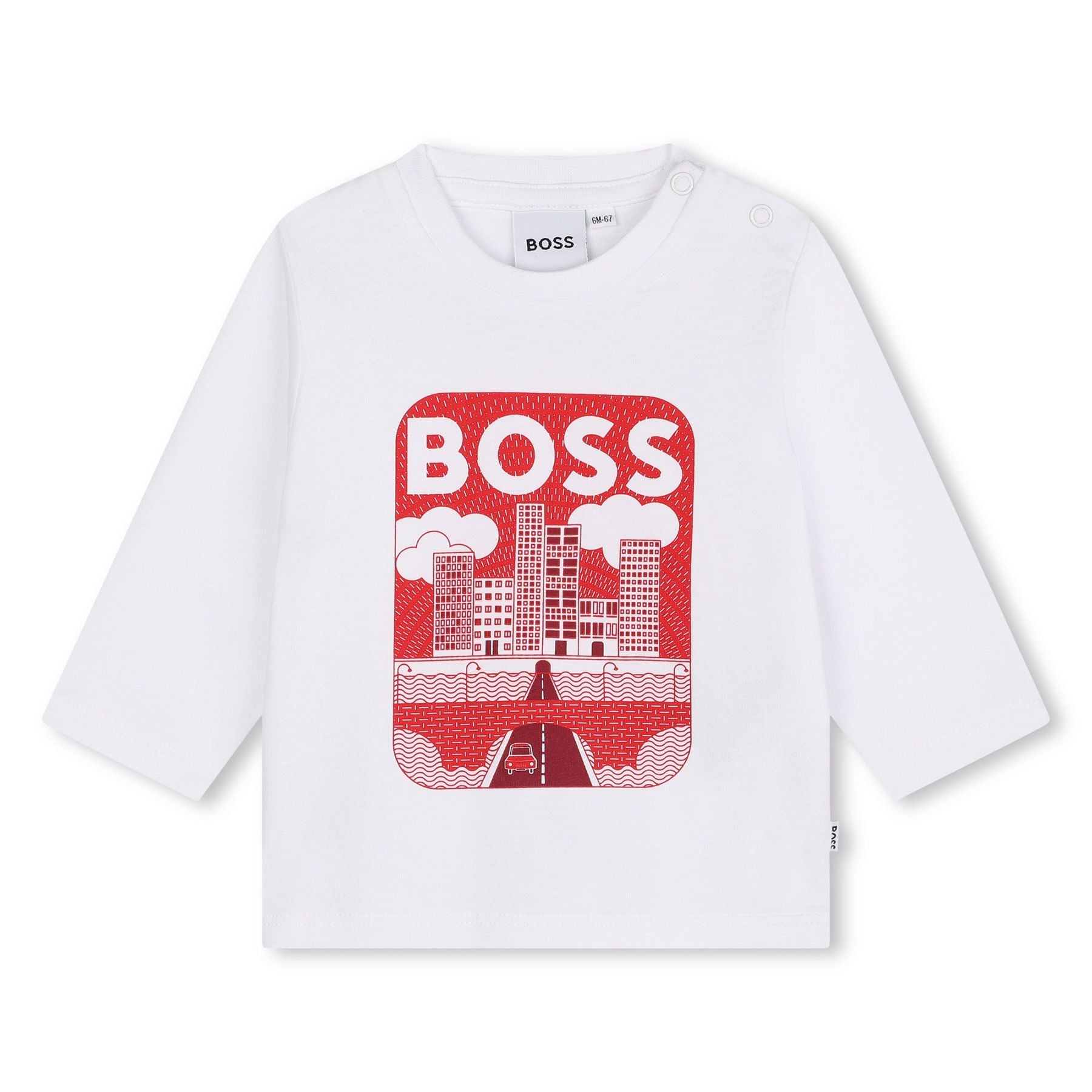 Hugo Boss T-shirt with Decorative Print
