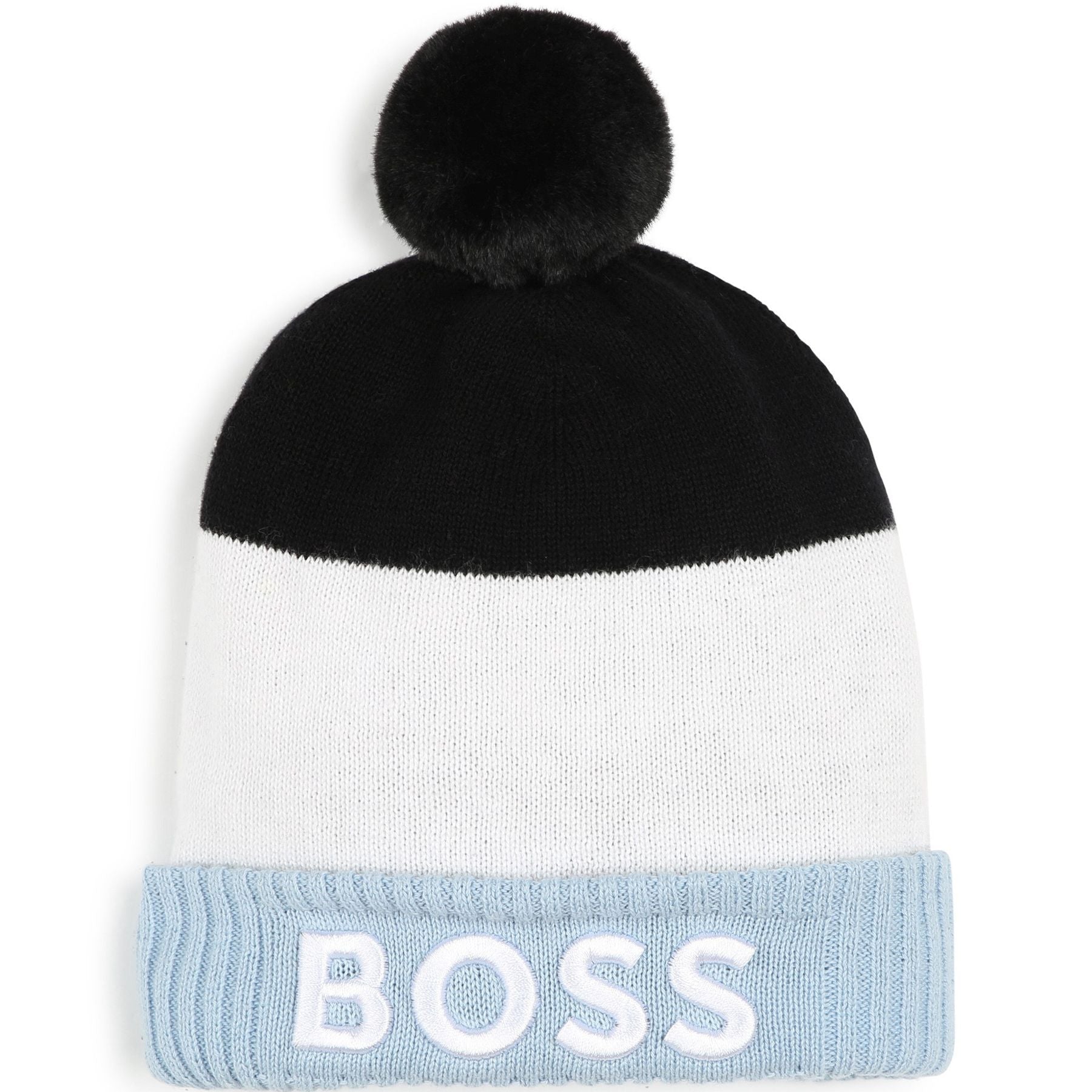 Hugo Boss Faux Fur Pom Pom Hat