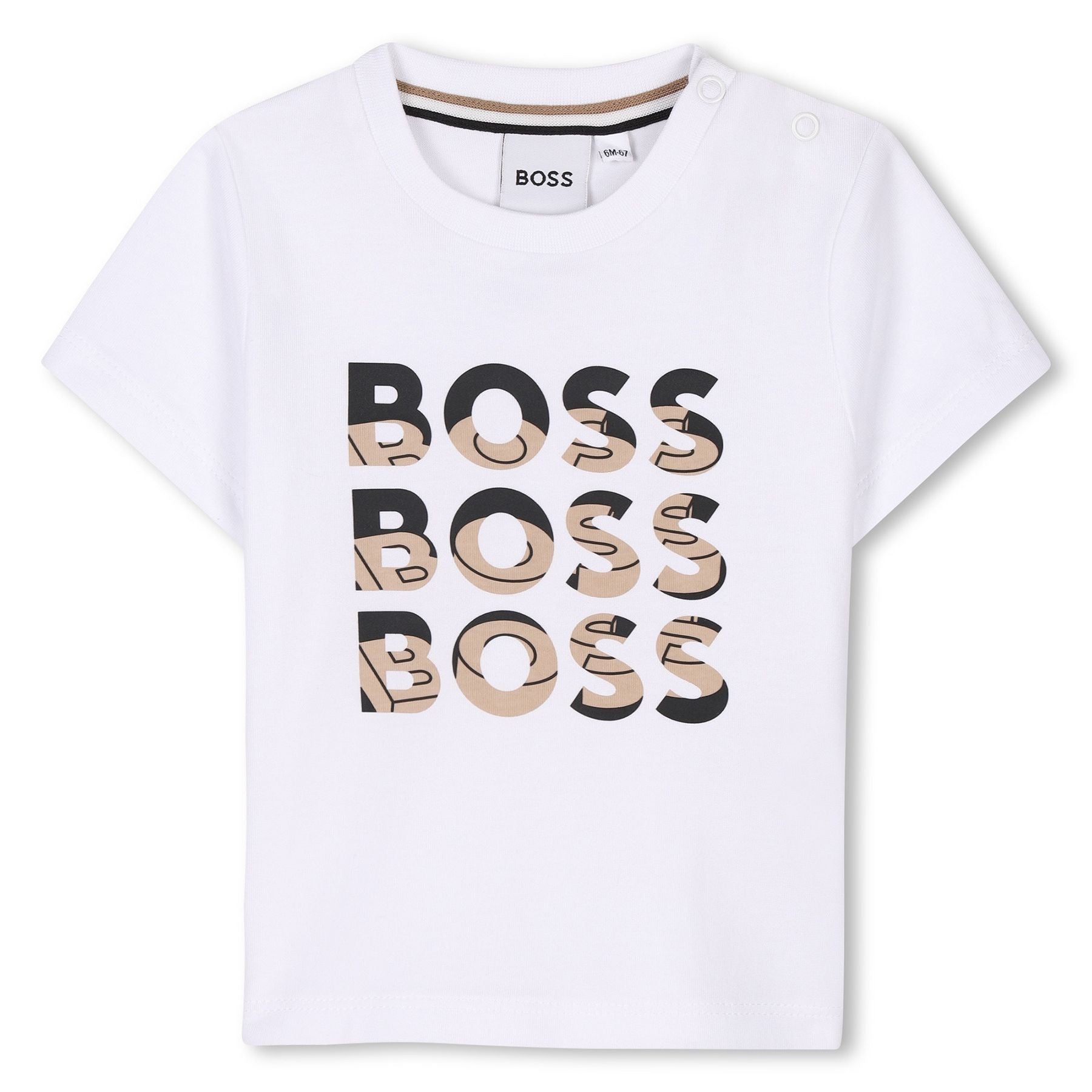 Hugo Boss T-shirt Multi Logo Print