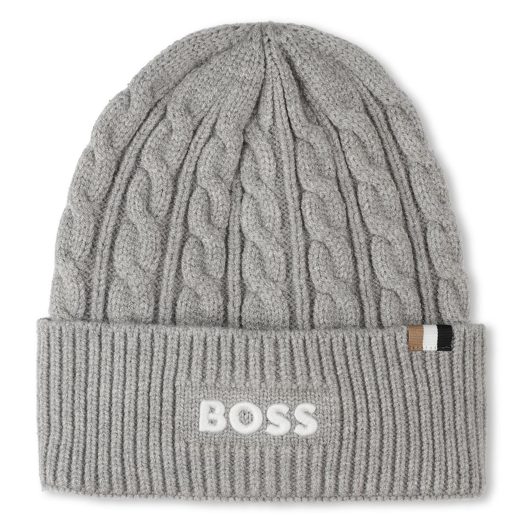 Hugo Boss Knit Hat with Embroidery
