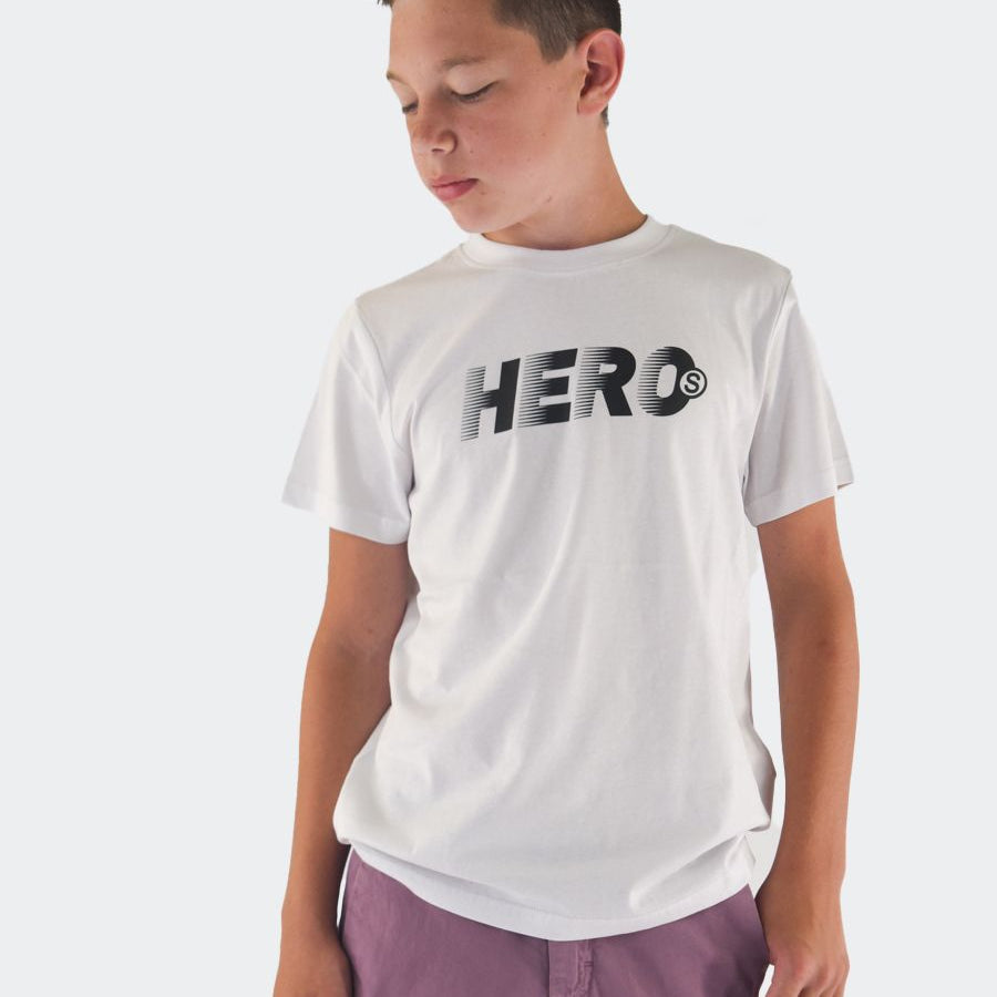 Hero T-shirt Crew Neck Logo Print