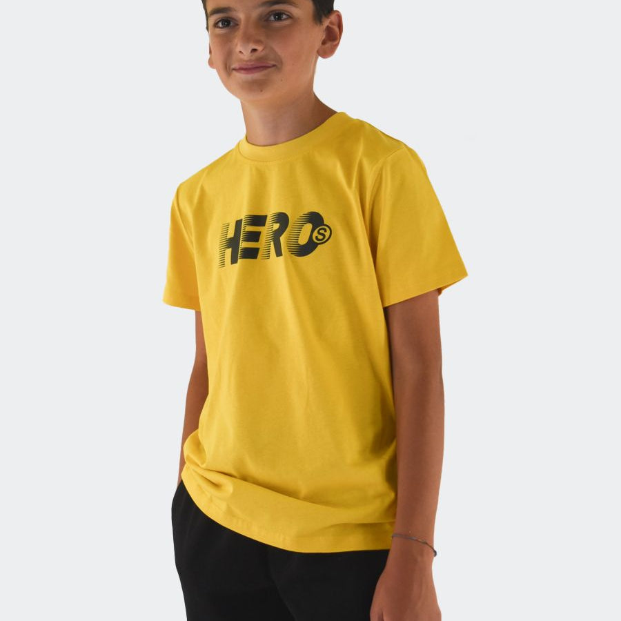 Hero T-shirt Crew Neck Logo Print