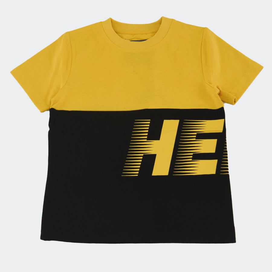Hero Two-Tone T-Shirt with Print