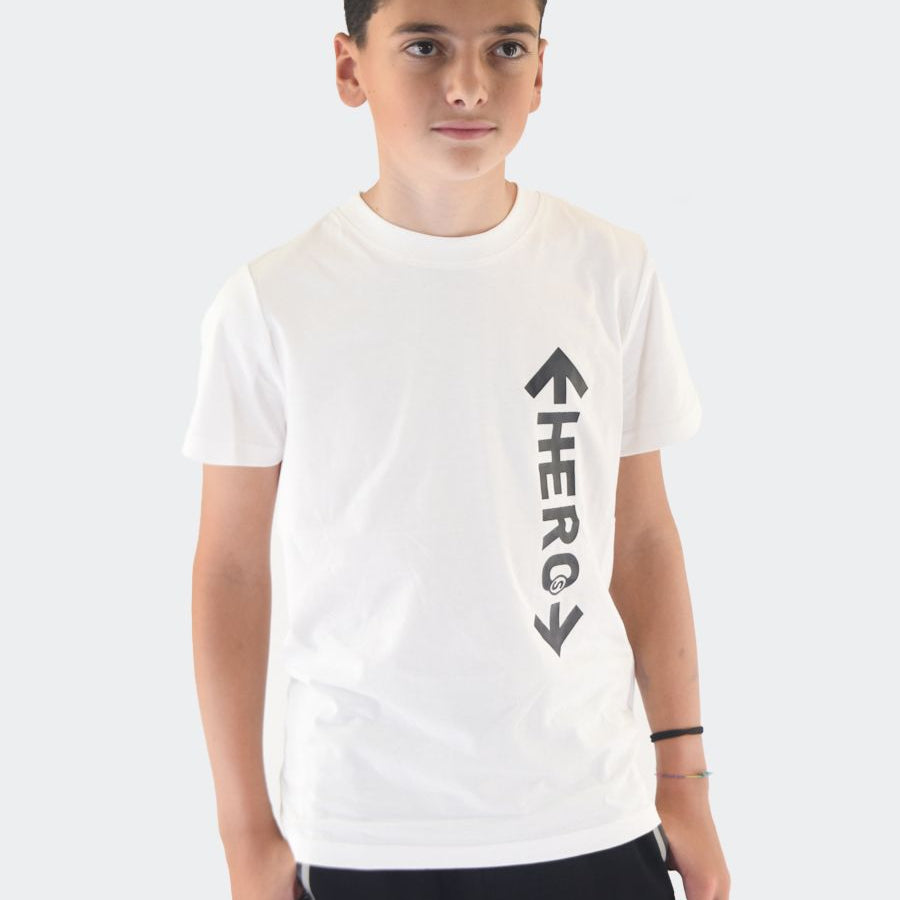 Hero T-shirt with Vertical Print