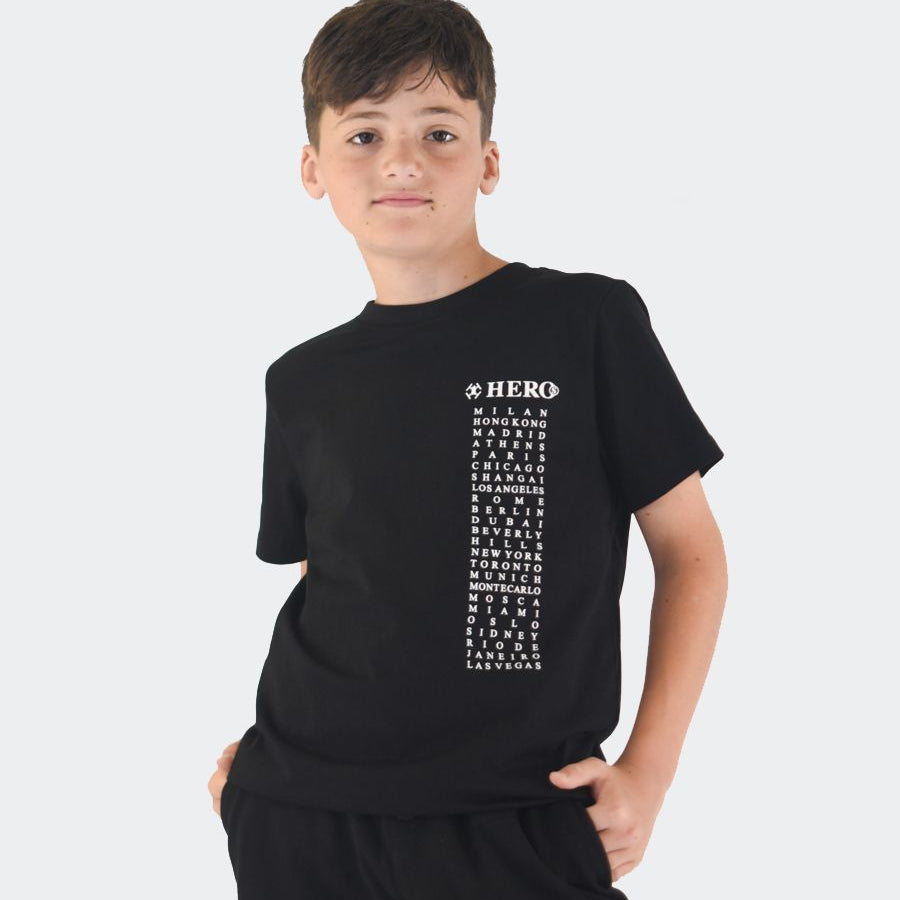 Hero Printed Short Sleeve Crew Neck T-Shirt