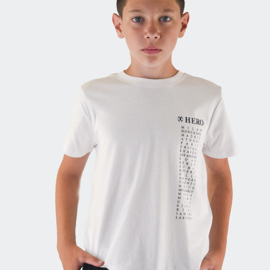 Hero Printed Short Sleeve Crew Neck T-Shirt