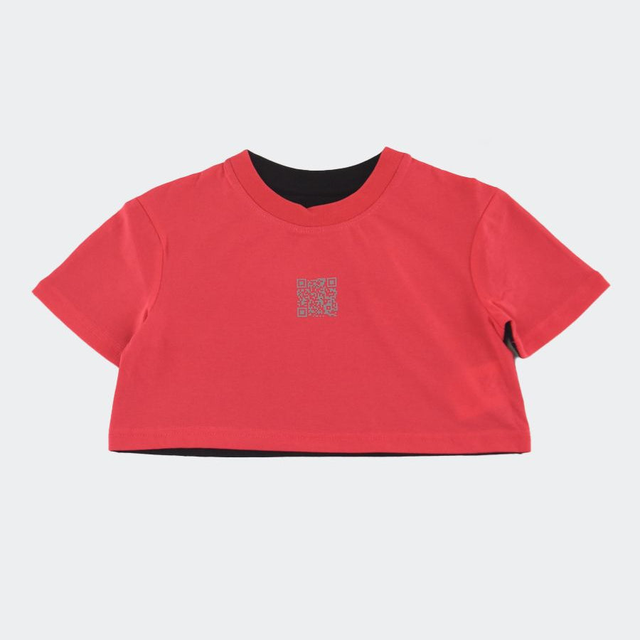 Hero Cropped Printed T-shirt