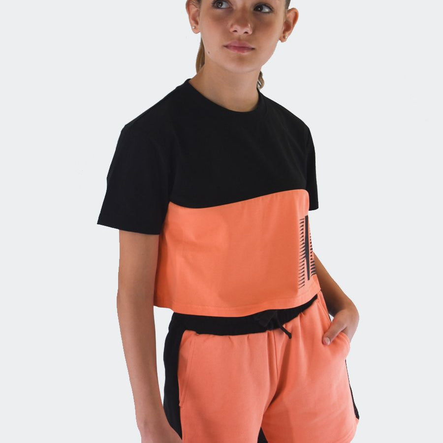 Hero Cropped Printed T-shirt