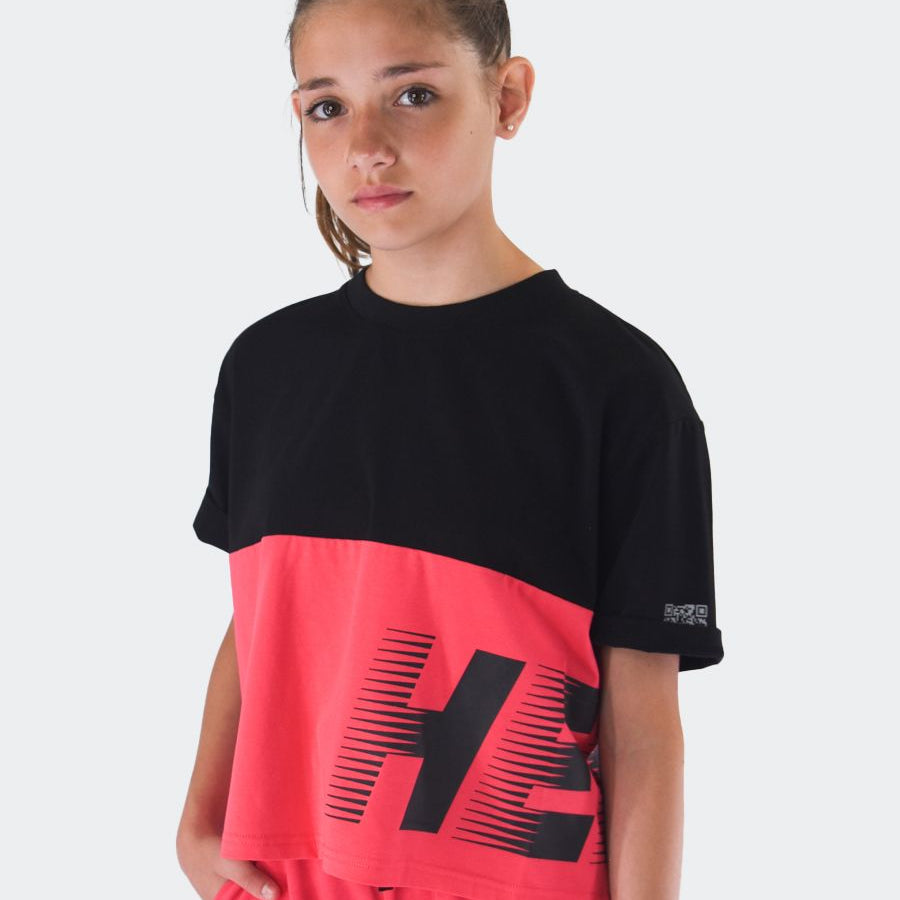 Hero Cropped Printed T-shirt