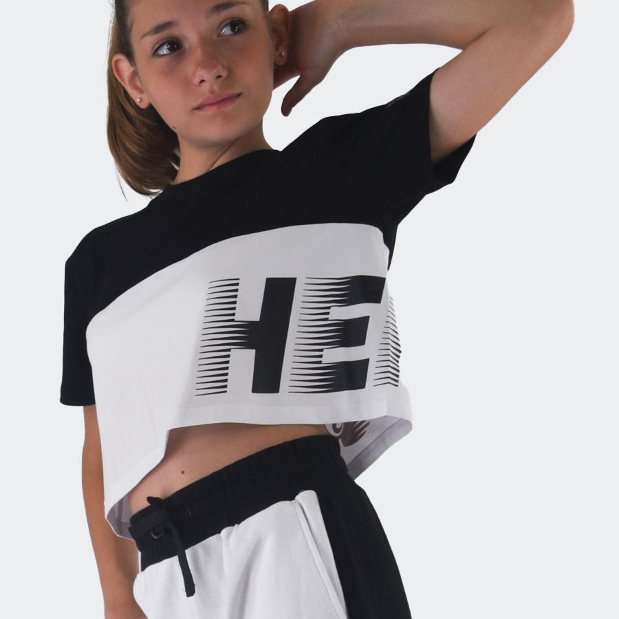 Hero Cropped Printed T-shirt