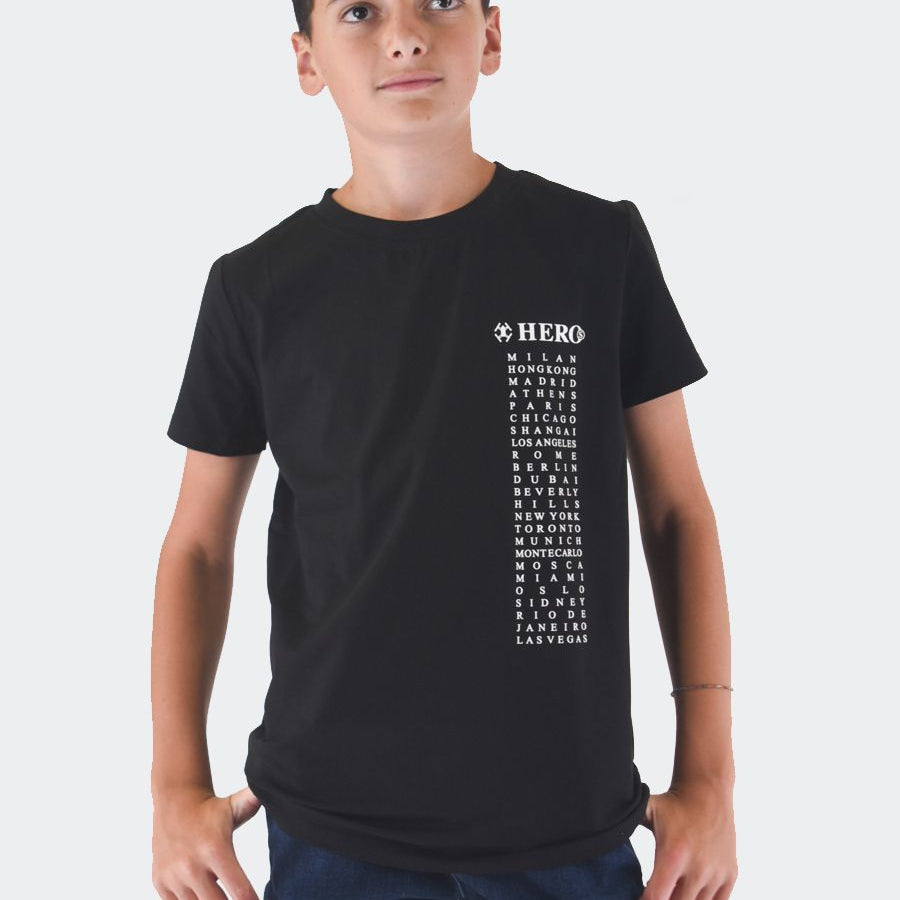 Hero Printed Short Sleeve Crew Neck T-Shirt