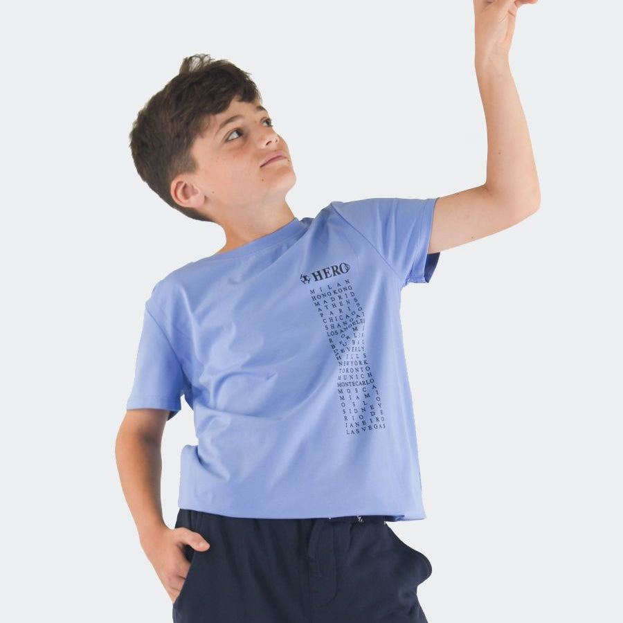 Hero Printed Short Sleeve Crew Neck T-Shirt