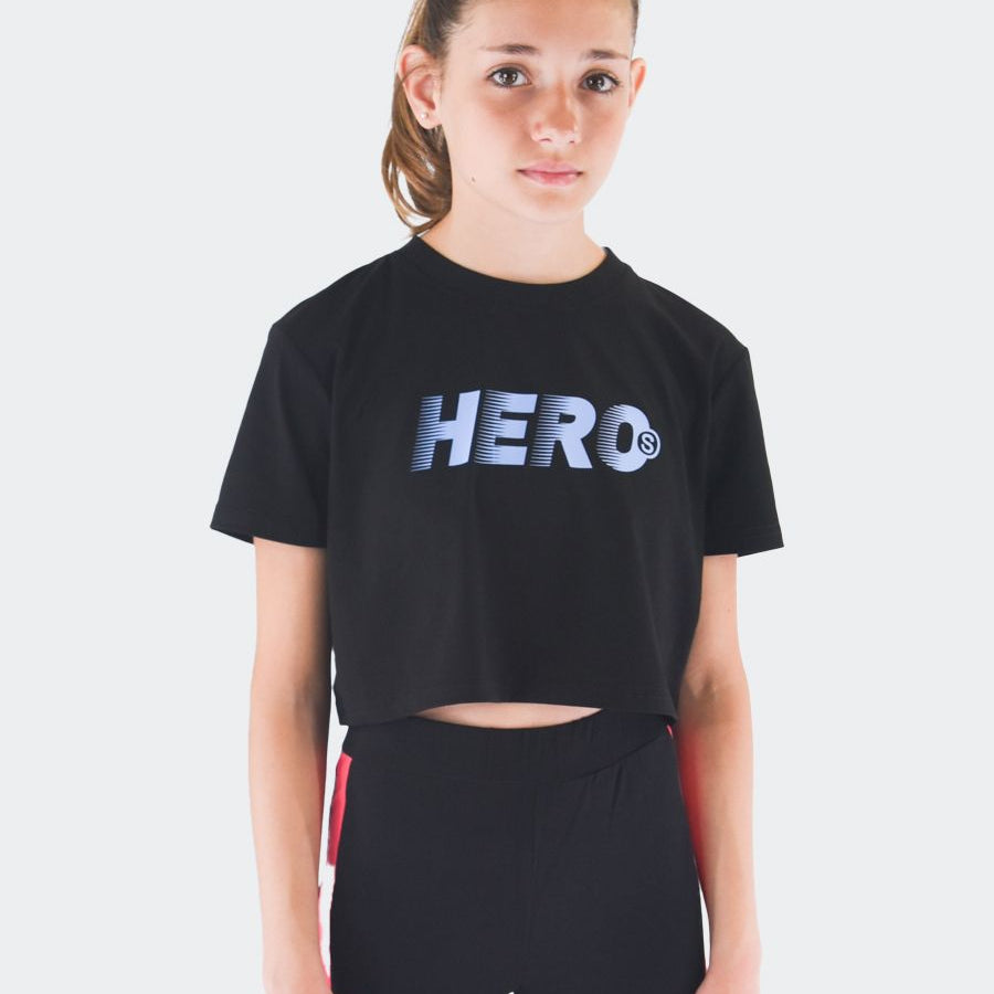 Hero Cropped Printed T-shirt