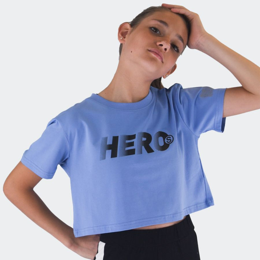 Hero Cropped Printed T-shirt