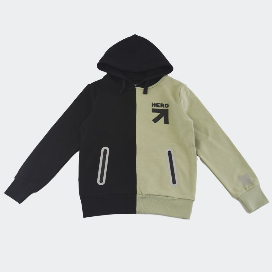 Hero Two-Tone Closed Sweatshirt