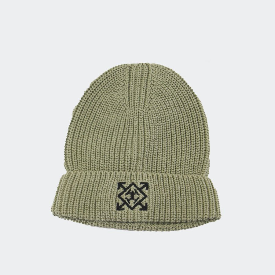 Hero Ribbed Hat with Logo Embroidery