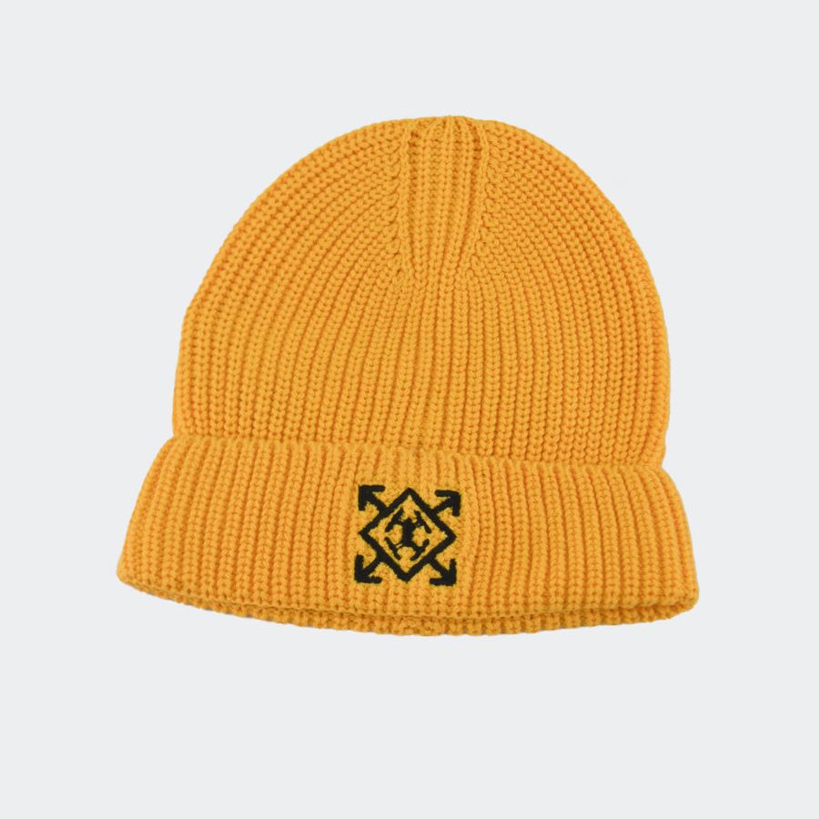 Hero Ribbed Hat with Logo Embroidery