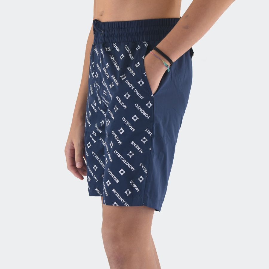 Hero Costume with Allover City Print