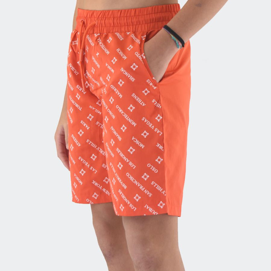 Hero Costume with Allover City Print