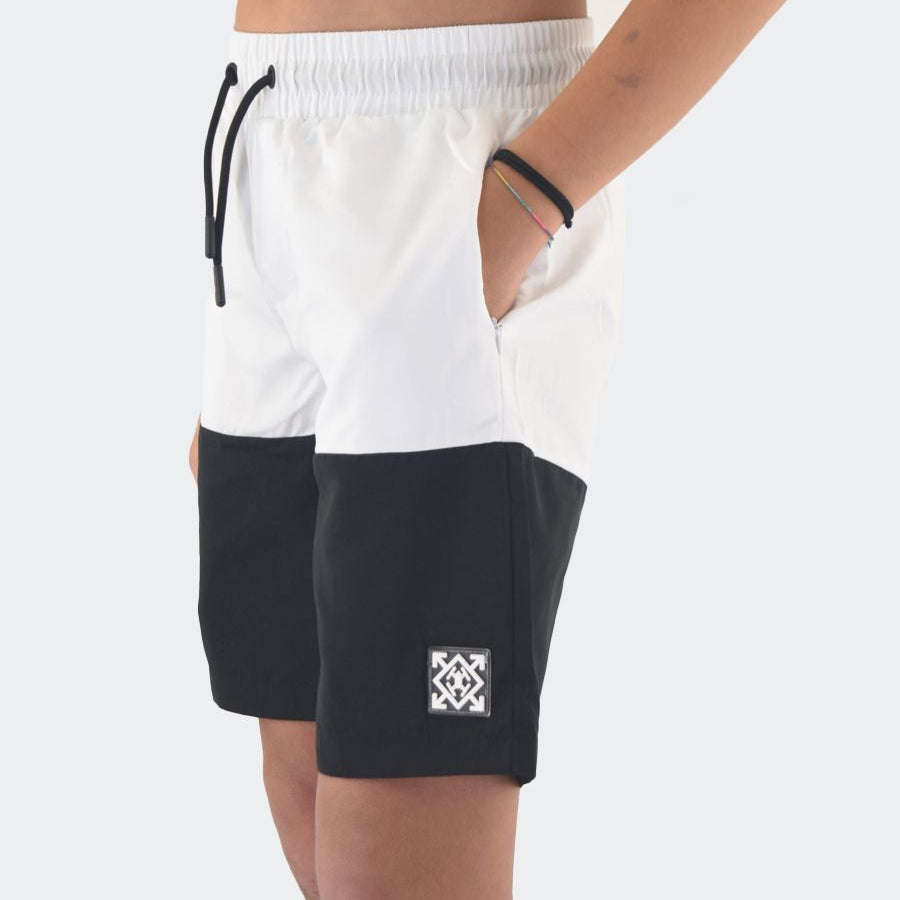 Two-Tone Hero Costume with Silicone Logo Patch