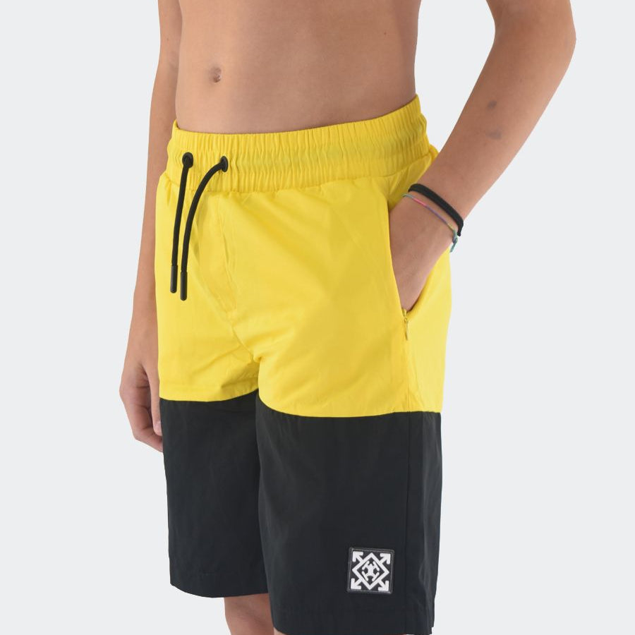 Two-Tone Hero Costume with Silicone Logo Patch