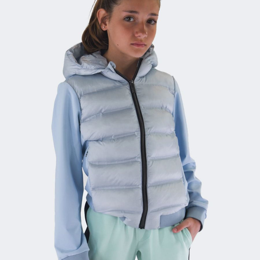 Hero Quilted Technical Fabric Jacket with Light Feather