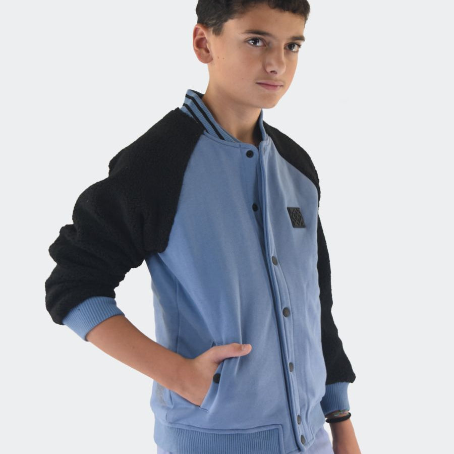 Hero Bomber Jacket Cardigan College