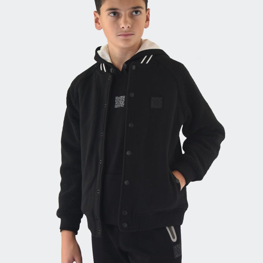 Hero Bomber Jacket Cardigan College