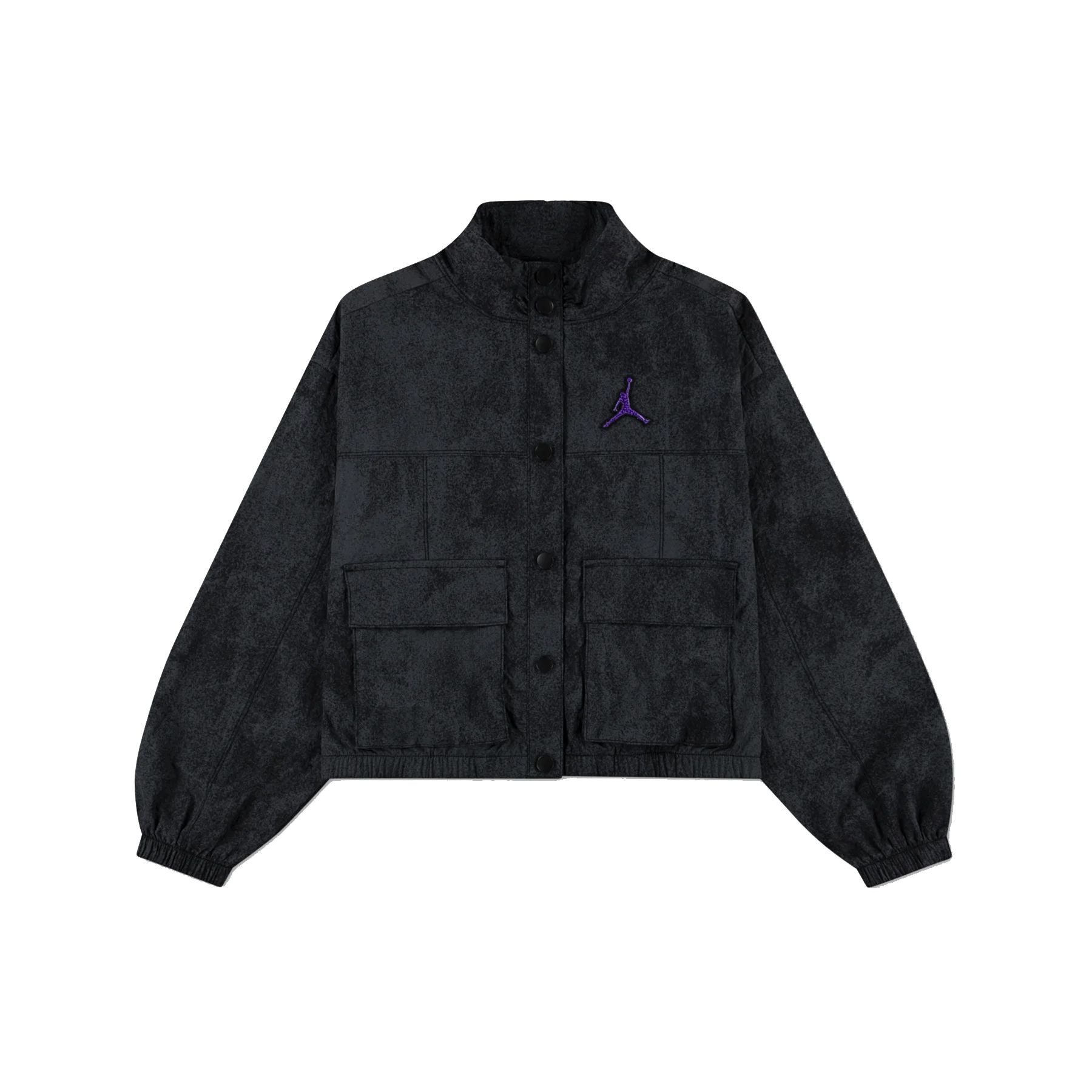 Jordan Blue Jeans Jacket in Lightweight Nylon with Oversized Design