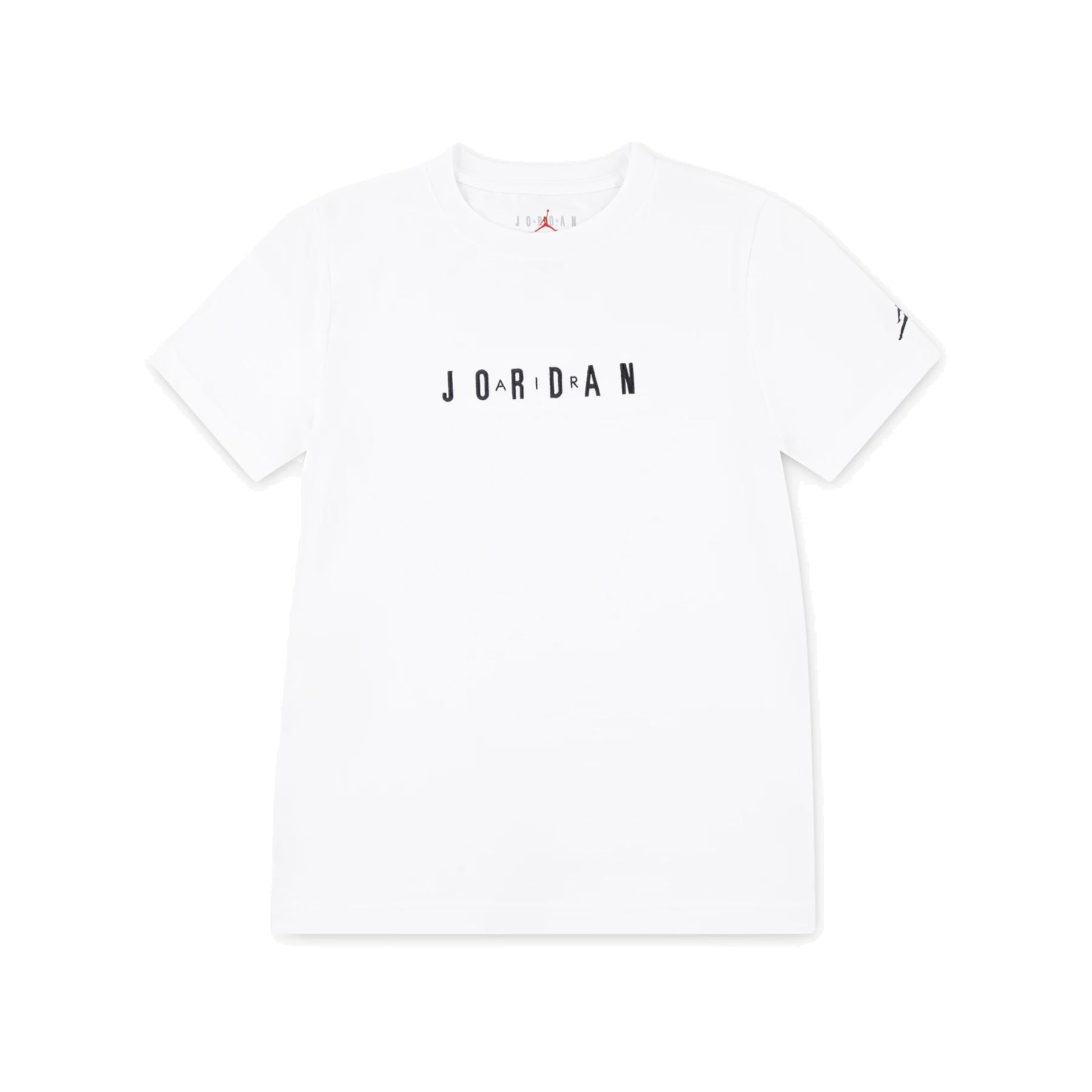 Jordan Crew Neck T-Shirt with Red Front Print