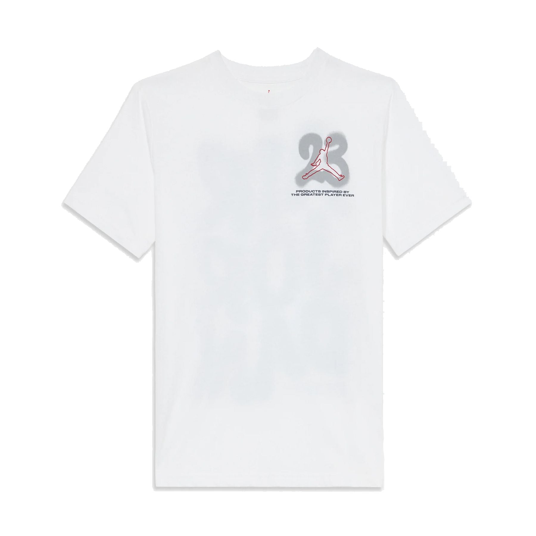 Jordan Crew Neck White Spray Print T-Shirt