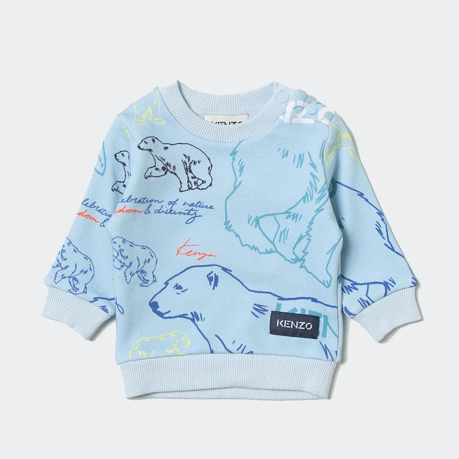 Kenzo Long Sleeve Crew Neck Sweatshirt