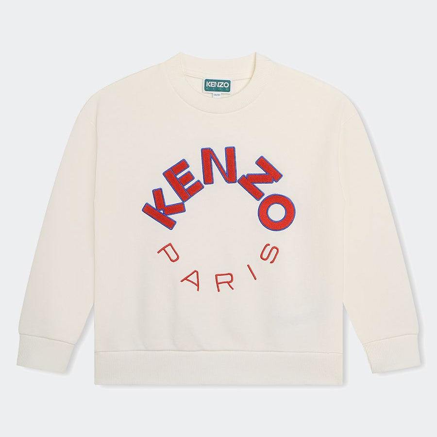 Kenzo Crewneck Sweatshirt with Embossed Print