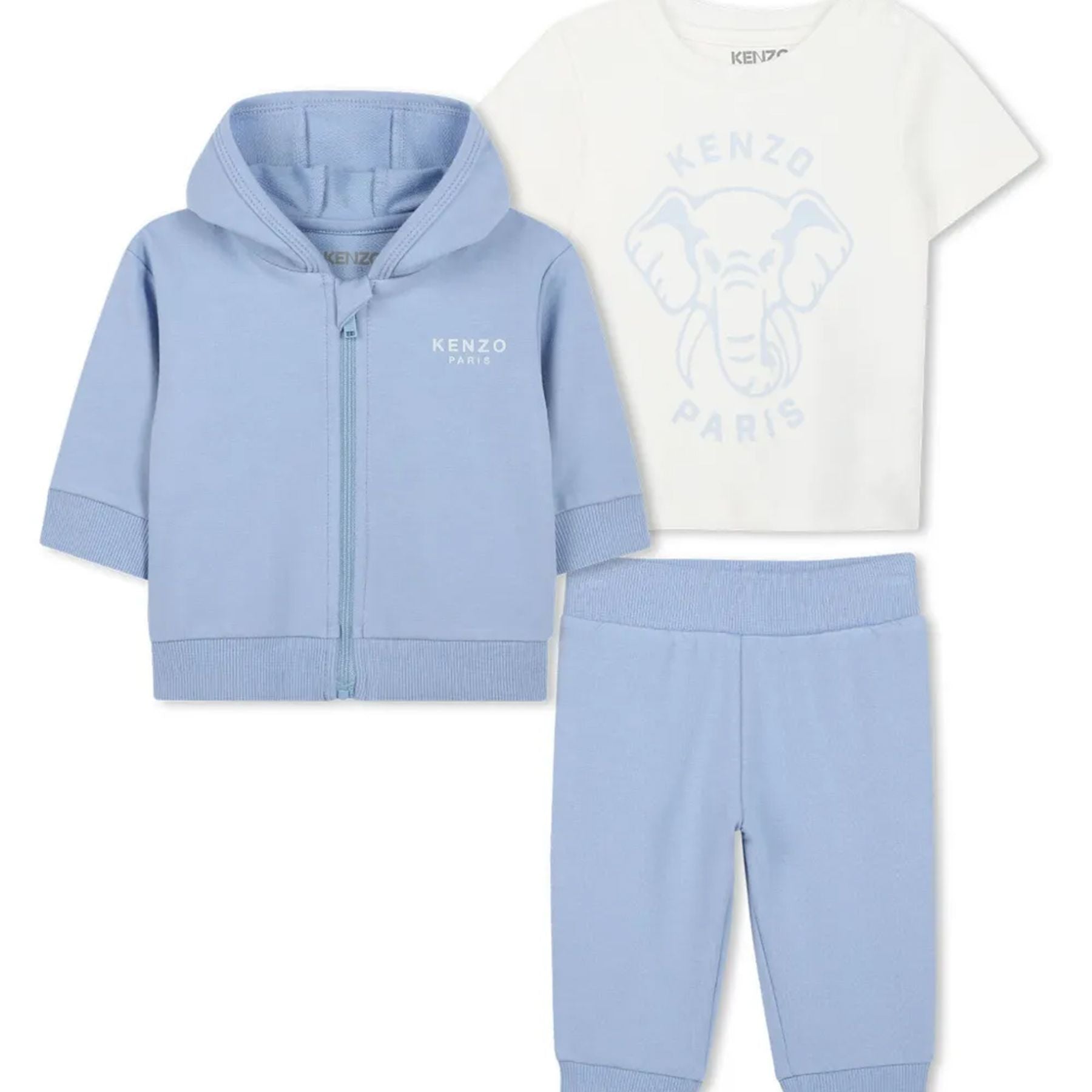 Kenzo Sportswear Set T-Shirt + Cardigan Pants