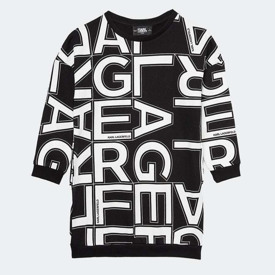 Karl Lagerfeld All Over Logo Dress