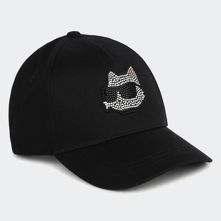 Logo Hat with Rhinestones