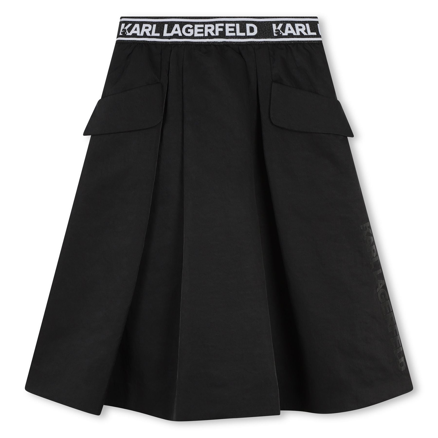 Karl Lagerfeld Longuette Skirt Made of Twill