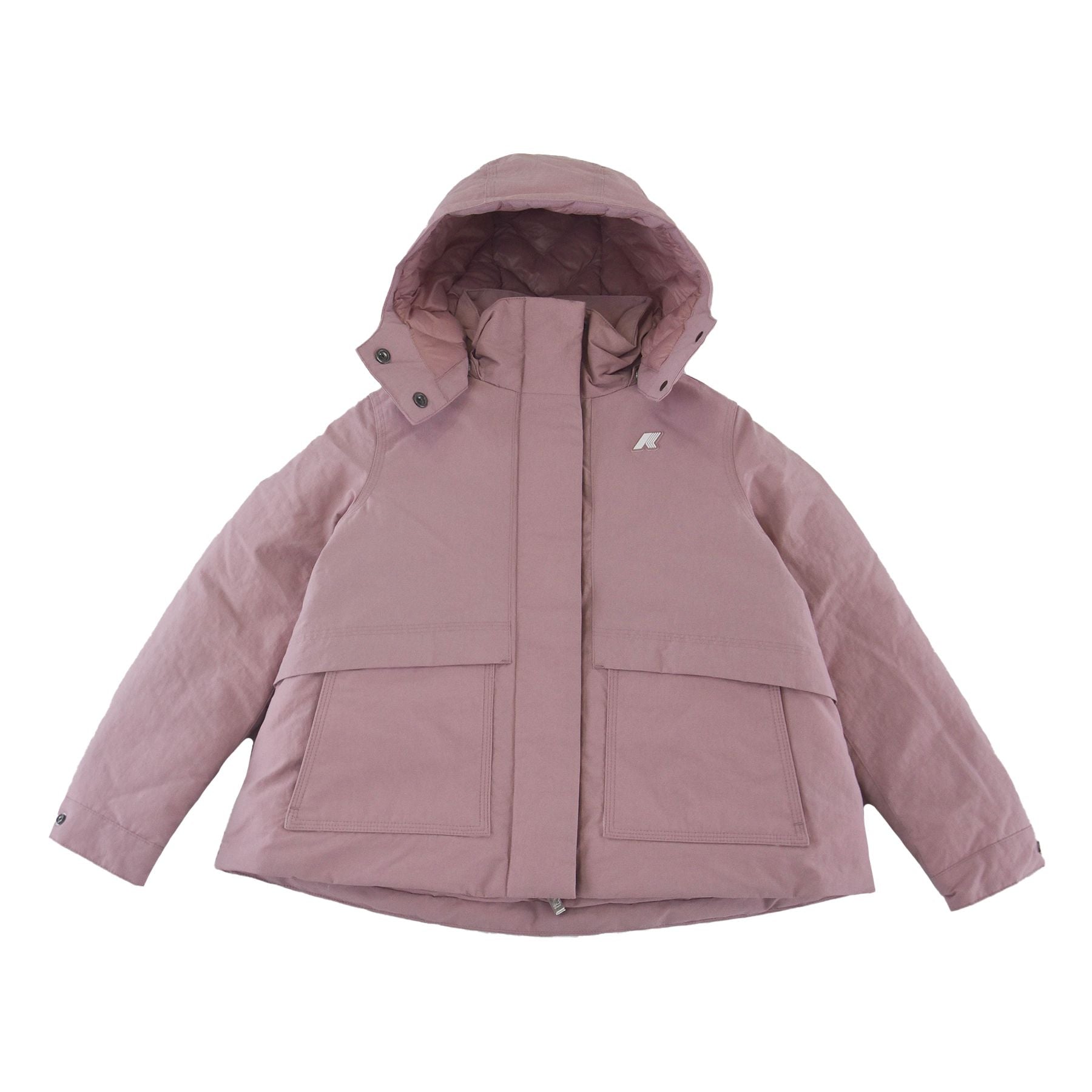 K-way Kali Warm Cotton Nylon Jacket Pink